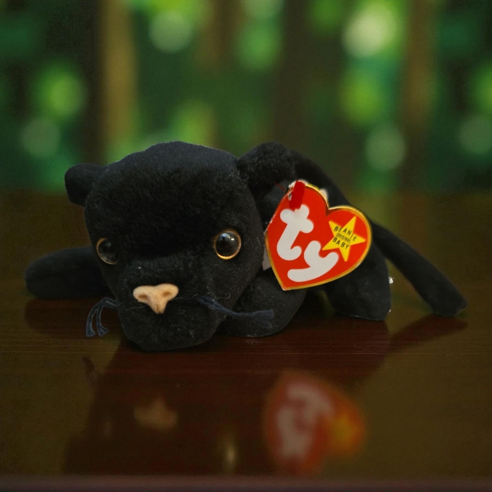 BOGO‎ Ty Velvet Style 4064 Black Plush Panther Toy